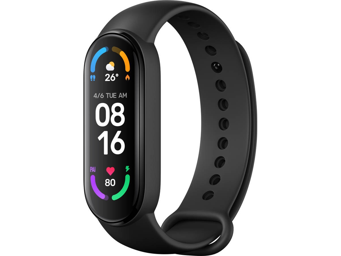 Pulseira Desportiva XIAOMI Mi Band 6 (Bluetooth - Até 14 dias de autonomia  - À prova de água - SpO2 - Preto)